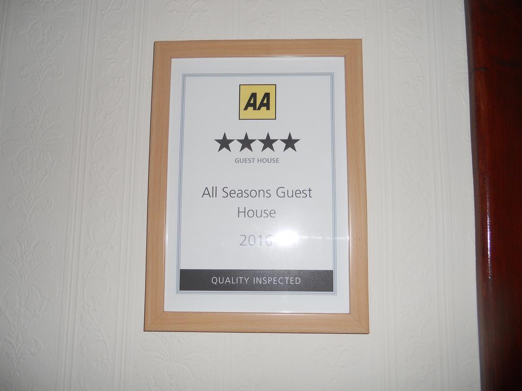 All Seasons Guest House Great Yarmouth Dış mekan fotoğraf